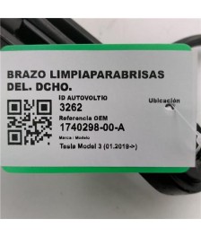Brazo Limpiaparabrisas Delantero Derecho