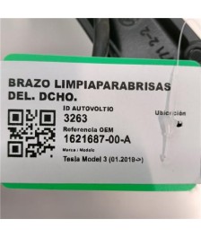 Brazo Limpiaparabrisas Delantero Derecho