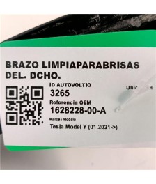 Brazo Limpiaparabrisas Delantero Derecho
