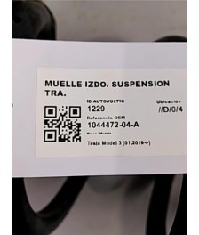 Muelle Izquierdo Suspension Trasera