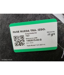 Pase Rueda Trasera Izquierda
