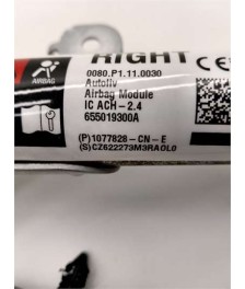 Airbag cortina delantero derecho