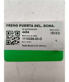 Freno puerta delantera derecha