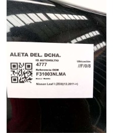 Aleta Delantera Derecha